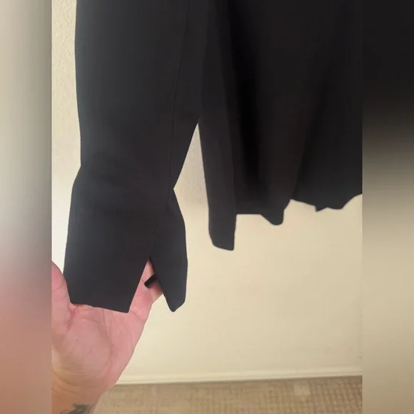 Spanx Women's The Perfect Oversized Blazer Collarless Black Size M - Picture 6 of 13